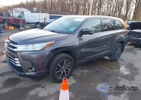 2019 Toyota Highlander Xle из США, поврежденный, VIN 5TDJZRFH8KS607033